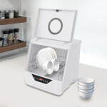 Lave - vaisselle portable � poser, 4 programmes de lavage mini lave - vaisselle avec r�servoir d'eau ...