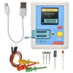 Lcr - t7 testeur de transistors tft multifonctionnel avec une seule touche, affichage graphique, arr�t ...