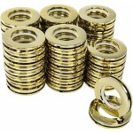 Lechuang - anneaux de rideaux en 40 mm anneaux pour tringle  rideaux rond ?illets pour rideaux en plastique ...