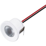 Mini spot led encastrable 1w blanc naturel 4000k dc12v perage 25mm 120lm 1 unit