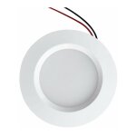 Leclubled - spot led encastrable compact blanc 3w 300lm (25w) 120� ac220 - 240v - blanc chaud 3000k per�age ...