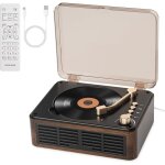 Lecteur cd avec enceintes son st�r�o hifi, lecteur de cd vintage bluetooth pour la maison, lecteur cd ...