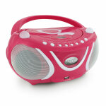 Lecteur cd mp3 enfant avec port usb - rose et blanc - rose