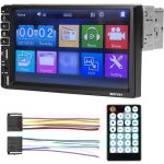 Lecteur mp5 bt de voiture simple din, moniteur tactile lcd 7 pouces, prise en charge tf / usb / aux - ...