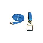 Sangle d'arrimage bleu avec cliquet ergonomique � poign�e longue et tension invers�e 9m par 50mm capacit� ...