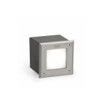 Led - 18 - lampe encastrable au mur et sol noir mat de faro 71499n