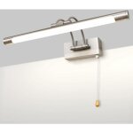 Led 8w ip44 miroir applique murale clairage de salle de bain nickel intrieur clairage avec interrupteur, ...