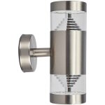 Lindby ? applique d'ext�rieur led inox ip44 21 cm ? �clairage blanc chaud ? pour terrasses et jardins ...