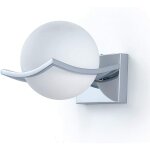 Led applique, lampe murale de boule en verre, 5pots muraux interieur - �clairage mural moderne pour escalier ...