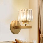 Led applique murale m�tal interieur lampe murale verre, fer forg� veilleuse murale moderne simple, e27 ...