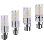 Led b22 de ma�s bulbs12w, 100w incandescent �quivalent, 1200lm, blanc chaud 3000k ampoules chandelier, ...