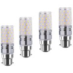 Led b22 de mas bulbs12w, 100w incandescent quivalent, 1200lm, blanc chaud 3000k ampoules chandelier, ...