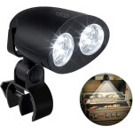 Led bbq lumi�res, 360 degr�s rotation �clairage r�glable 10 led bbq de gril, touche tactile sensible ...