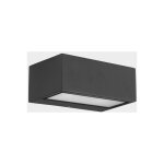 Ledsc4 applique ip66 nemesis aluminium 70170mm r7s 100w gris urbain 1498lm