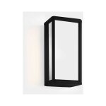 Leds c4 skat mini outdoor led mini box lanterne murale noir, blanc ip65 9w 2700k