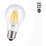 Led e27 8w a60 , xu, filament clear - blanc chaud, produit de haute qualit�, longue dur�e de vie, �conome ...