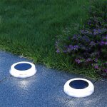 Led ext�rieur, lampe solaire jardin l'�clairage de sol encastr� r�verb�re lumi�res, ip68 �tanche lumi�re ...