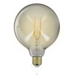 Led globe (g125) / vintage au verre fum�, xu, culot e27, 4w cons. (23w eq. ), 230 lumens, lumi�re blanc ...