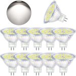 Led gu5. 3 blanc froid 6000k, mr16 led 12v 5w equivalent � 50w halog�ne, ampoules led spot non dimmable, ...