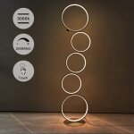 Led lampadaire dimmable lampadaire moderne 32w interrupteur tactile lampadaire blanc chaud 3000k aluminium ...