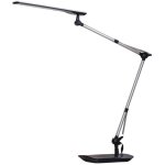 Lindby ? lampe � poser led felipe ? intensit� variable ? pied � pince ? �clairage optimal pour bureau ...