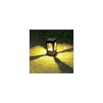 Lampadaire dexterieur led noir lampe de jardin, lampadaire extrieur, borne eclairage exterieur de chemin ...
