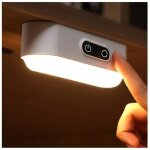 Led lampe de placard dimmable rechargeable 2000mah sans fil, lumi�re r�glette led avec 5 couleurs d'�clairage ...