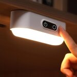 Led lampe de placard dimmable rechargeable 2000mah sans fil, lumi�re r�glette led avec 5 couleurs d'�clairage ...