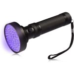 Led lampe de poche uv lampe de torche 100 leds ultra violet pour animal domestique d'urine d�tecteur ...