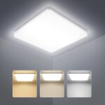 Soldes led plafonnier 48w carr - blanc chaud / blanc neutre / blanc froid moderne lampe de plafond 4653lm ...