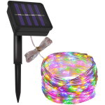 Led solaire ext�rieur petite lanterne cha�ne no�l balcon jardin cour lumi�res d�coratives 10 m�tres 100 ...