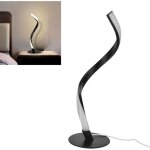 Led spirale lampe de chevet dimmable, lampe de table, m�tal lampe de table 3000k, led moderne lampe, ...