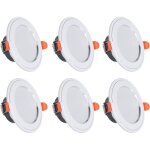 Led spot encastr, equivalent 70w, 630lm plafonnier encastr, blanc froid 6000k, led lampe de plafond ...