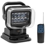 Lumire de recherche led - 9 - 32 v - 50 w - 360  rotation - 120  inclinable - avec tlcommande - ...