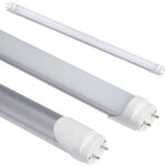 Led t8 neon tube 60cm 90cm 120cm 150cm 6000k 3000k neutral warm light - 60 cm couverture mate -