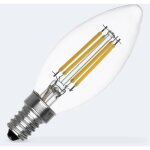 Efectoled - ampoule led filament e14 6w 720 lm c35 bougie no flicker 2700k blanc chaud