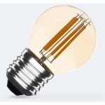 Ampoule led filament e27 4w 470 lm dimmable g45 gold no flicker 2700k blanc chaud