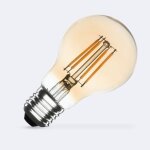 Ledkia - ampoule led filament e27 6w 540 lm dimmable a60 gold no flicker 4000k blanc neutre Ledkia - ampoule led filament e27 6w 540 lm dimmable a60 gold no flicker 4000k blanc neutre