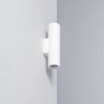 Applique murale pl�tre �clairage double face alejandrita blanc