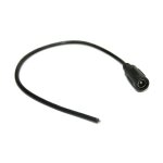 C�ble connexion jack femelle ruban led 12 / 24v dc noir
