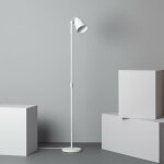 Lampadaire m�tal ulux blanc