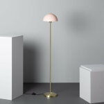Lampadaire métal et verre shelley madow rose pastel Lampadaire métal et verre shelley madow rose pastel
