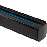 Efectoled - rail triphas� aluminium 2 m�tres pour spots led noir