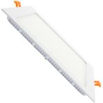 Ledkia - dalle led 20w carrée extra - plate coupe 215x215 mm 5000k blanc froid Ledkia - dalle led 20w carrée extra - plate coupe 215x215 mm 5000k blanc froid