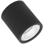 Ledvance downlight led surface ip65 aluminium noir 15w 1650lm 60d