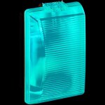 Hublot rectangle - culot e27 - 75 watts max - gris - diffuseur rouge legrand 062402