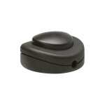 Interrupteur pour lampe pied carr� noir - legrand