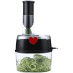 L�gumes �lectrique r�pe de cuisine trancheur rapidel�gumes trancheur � spirales acier inoxydable r�pe ...