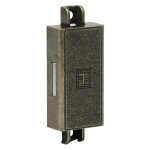 Serrure espagnolette zamac - dcor : laitonn vieilli - sens : droite lehmann