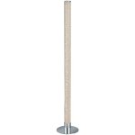 Leia lampadaire led tube en mtacrylate effet cristal et mtal chrom avec tlcommande fonction rgb ...